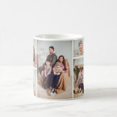 Custom 6 Family Foto Collage Kaffeetasse (Mittel)