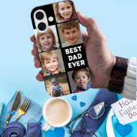 Custom 6-Foto Collage "Best Vater Ever"