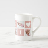 Custom 6 Foto Collage Großmutter Gigi Porzellantasse (Rechts)