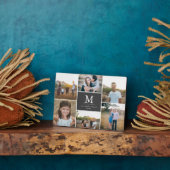 Custom 6 Foto Collage Plaque mit Easel Fotoplatte (Seite)