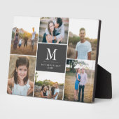 Custom 6 Foto Collage Plaque mit Easel Fotoplatte (Seite)