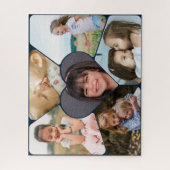 Custom 6 Foto Collage Puzzle - Personalisiertes Ge (Vertikal)