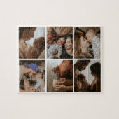 Custom 6 Foto Gallery Collage Personalisiert Puzzle (Horizontal)