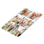 Custom 6 Photo Collage Modern Simple Magnet (Linke Seite)