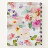 Custom 6 Photo Collage Spiral Notebook Notizblock (Rückseite)