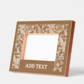 Custom 6" x 4" Landscape, FrameStyle: natürlich Geätzte Rahmen (Links)