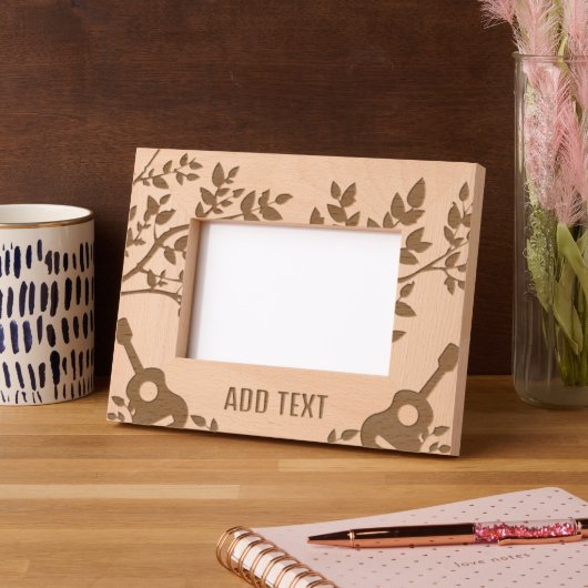 Custom 6" x 4" Landschaft, FrameStyle: Natural Eng Geätzte Rahmen (Links)