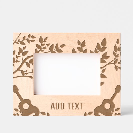 Custom 6" x 4" Landschaft, FrameStyle: Natural Eng Geätzte Rahmen (Vorderseite)