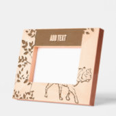 Custom 6" x 4" Landschaft, FrameStyle: Natural Eng Geätzte Rahmen (Links)