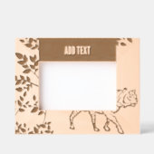 Custom 6" x 4" Landschaft, FrameStyle: Natural Eng Geätzte Rahmen (Vorderseite)