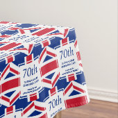 Custom 70. Platinum Jubilee Union Jack Tischdecke (Beispiel)