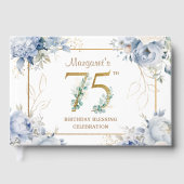 Custom 75. Geburtstag Gästebuch (Vorderseite)