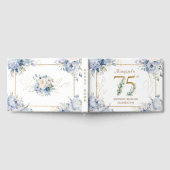 Custom 75. Geburtstag Gästebuch (Voll)