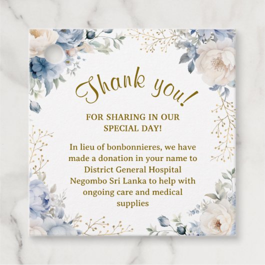 Custom 75th Birthday Square Geschenkanhänger (Vorderseite)