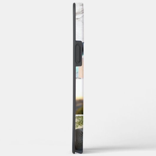 Custom 7 Foto Collage Gray Marble Case-Mate iPhone Hülle (Rückseite / Rechts)