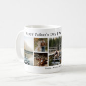 Custom 7 Foto Wir Liebe Sie Daddy personifizierte Kaffeetasse (Vorderseite Links)