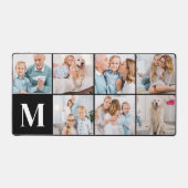 Custom 7 Pictures Personalisiert Modernes Monogram Schreibtischunterlage (Vorderseite)