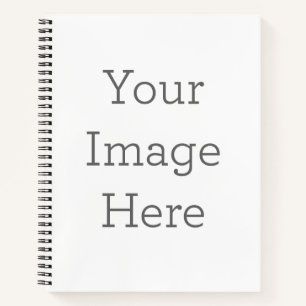 Custom 8.5" x 11" Hardcover Spiral Notebook Notizblock