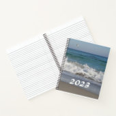 Custom 8.5" x 11" Spiral Notebook mit Seacape Notizblock (Innenseite)