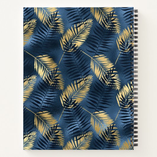 Custom 8.5" x 11" Spiral Notebook Notizblock (Rückseite)