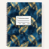 Custom 8.5" x 11" Spiral Notebook Notizblock (Vorderseite)
