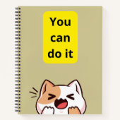 Custom 8.5" x 11" Spiral Notebook Notizblock (Vorderseite)