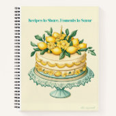 Custom 8.5" x 11" Spiral Notebook Notizblock (Vorderseite)