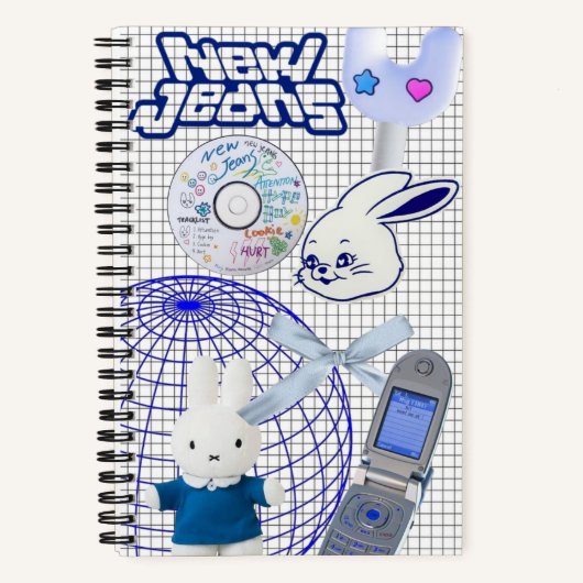 Custom 8.5" x 11" Spiral Notebook Notizblock (Vorderseite)