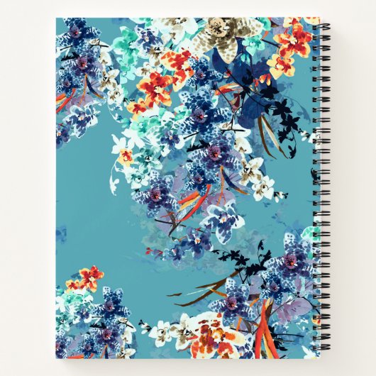 Custom 8.5" x 11" Spiral Notebook Notizblock (Rückseite)