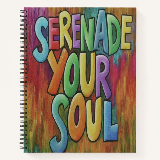Custom 8.5" x 11" Spiral Notebook Notizblock (Vorderseite)