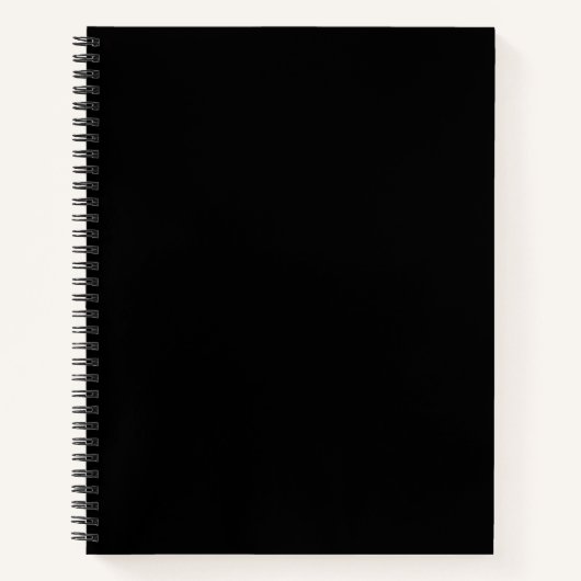 Custom 8.5" x 11" Spiral Notebook Notizblock (Vorderseite)