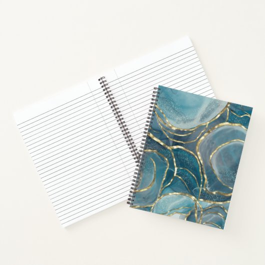 Custom 8.5" x 11" Spiral Notebook Notizblock (Innenseite)