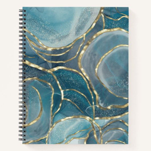 Custom 8.5" x 11" Spiral Notebook Notizblock (Vorderseite)
