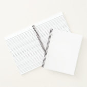 Custom 8.5" x 11" Spiral Notebook Notizblock (Innenseite)