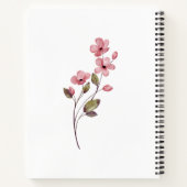 Custom 8.5" x 11" Spiral Notebook Notizblock (Rückseite)