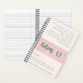 Custom 8.5" x 11" Spiral Notebook Notizblock (Innen)