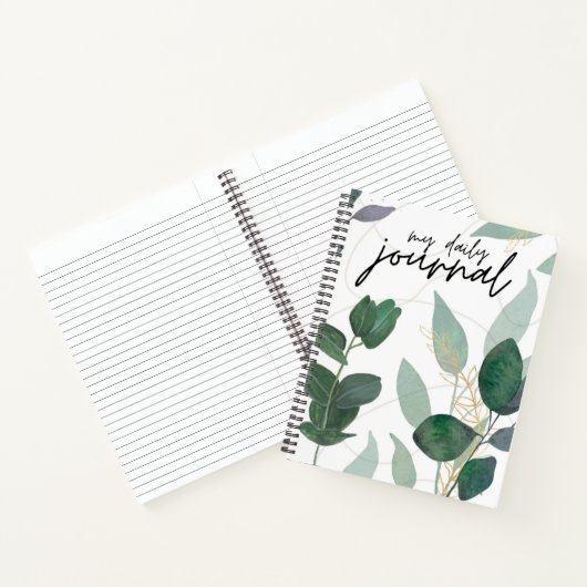 Custom 8.5" x 11" Spiral Notebook Notizblock (Innenseite)
