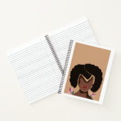 Custom 8.5" x 11" Spiral Notebook Notizblock (Innenseite)