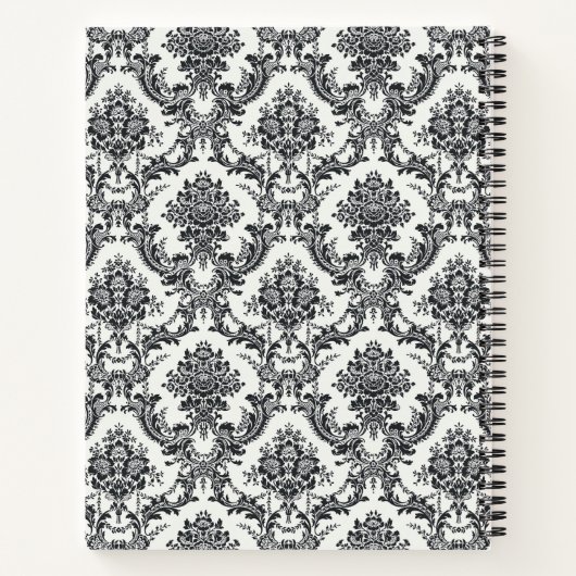 Custom 8.5" x 11" Spiral Notebook Notizblock (Rückseite)