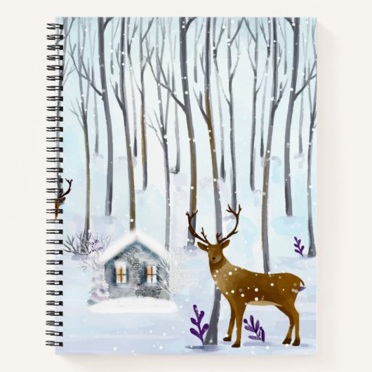 Custom 8.5" x 11" Spiral Notebook Notizblock (Vorderseite)