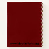 Custom 8.5" x 11" Spiral Notebook Notizblock (Rückseite)