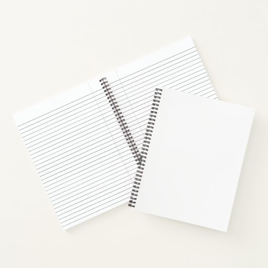 Custom 8.5" x 11" Spiral Notebook Notizblock (Innenseite)