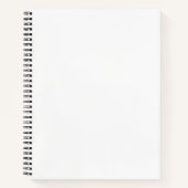 Custom 8.5" x 11" Spiral Notebook Notizblock (Vorderseite)
