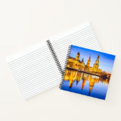 Custom 8,5" x 8,5" Spiralnotebook Dresden Notizblock (Innenseite)