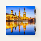 Custom 8,5" x 8,5" Spiralnotebook Dresden Notizblock (Rückseite)