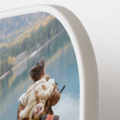 Custom 8 Family Photo Collage Pickleball Paddle (Linke Seite)