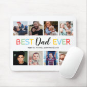Custom 8 Foto Collage Vater Office Mousepad (Mit Mouse)