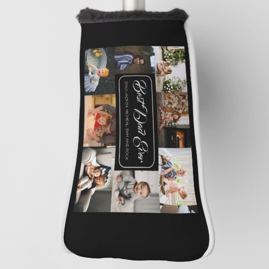 Custom 8 FotoCollage Bester Vater je Golf Headcover (Rotieren 90)