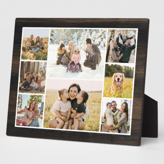 Custom 8 FotoCollage Fotoplatte (Seite)