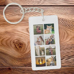 Custom 8 FotoCollage Schlüsselanhänger<br><div class="desc">Erstellen Sie Ihren eigenen personalisierten Foto Collage Schlüsselanhänger. Fügen Sie einfach Ihre bevorzugten 8 Fotos für einen benutzerdefinierten Foto-Schlüsselanhänger hinzu.</div>